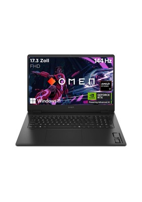 HP Omen 17-db0374ng, Ryzen 7 8845HS, 32GB RAM, 1TB SSD, RTX 4060, DE