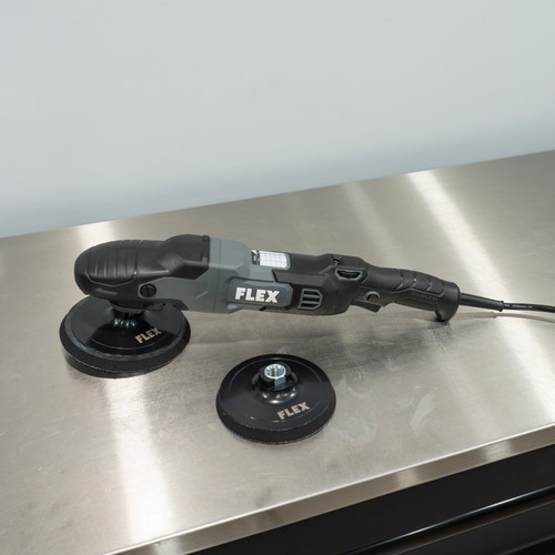 Flex 120v Brushless Rotary Polisher | With 5" & 6" Backing P