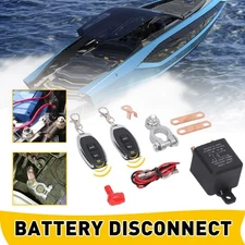 Car Battery Disconnect Switch System Wireless Remote Control Power Cut Off Kits