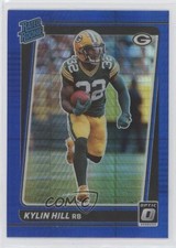 2021 Panini Donruss Optic Rated Rookie Blue Hyper Prizm Kylin Hill #289 10he