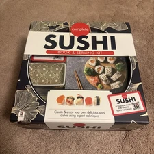 Complete Sushi Kit with Book and Serving Kit - Made by Hinkler - Brand New