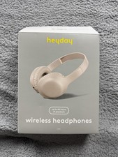 Heyday Wireless Headphones Beige Bluetooth 5.4 40H Playback Audio Cable Included