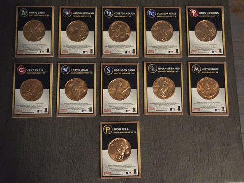 2018 Baseball Treasure Coins Lot Of 11 - Bild 2 von 2