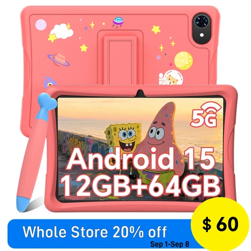 TABWEE K10 10.1" FHD Tablet Android 15 12GB+64GB WiFi GPS 5000mAh With Stylus deal from eBay