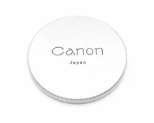 Canon Japan 49mm Screw-In Silver Front Lens Hood Cap Sunshade  (#18536)