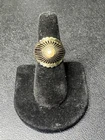 VINTAGE 925 Sterling Silver Cultured Vermeil Pearl Ring SZ 6.75