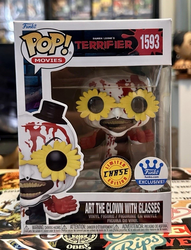 Funko Pop! Movies: Terrifier Art the Clown With Glasses #1593
