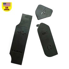 New USB Leather Left Rubber Accessories For Canon EOSR EOS-R Digital Camera