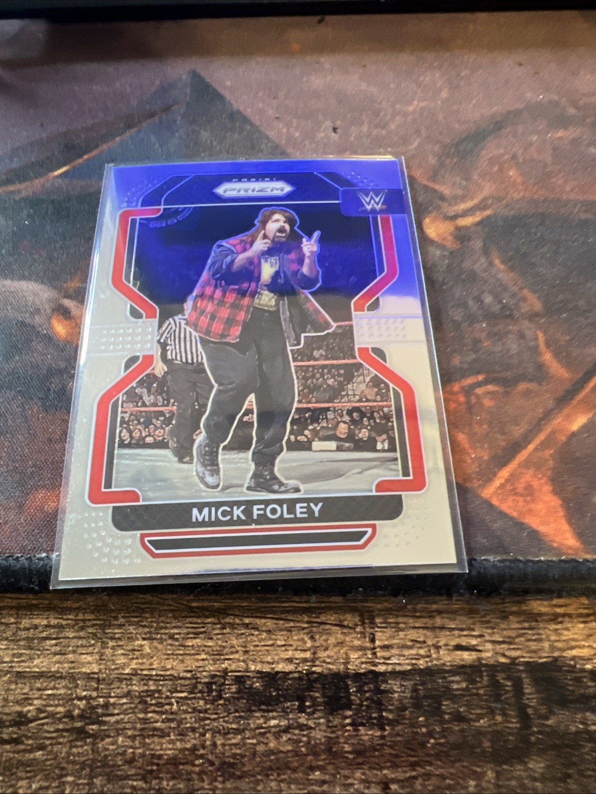 2022 Panini Prizm WWE Mick Foley Silver Prizm #190
