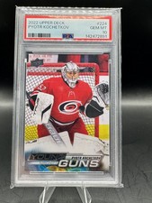 2022-23 Upper Deck Young Guns Pyotr Kochetkov #224 RC PSA 10 GEM MINT Hurricanes