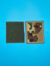 UBACS Rank Patch - King Charles Crown - Gold on MTP - Major Maj Hook and Loop