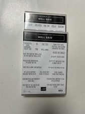 Stampin Up Well Said Bundle Used Free Shipping