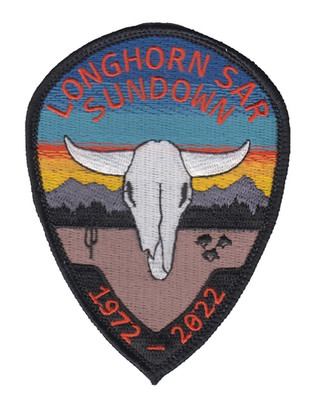 LONGHORN SAR SUNDOWN 1972-2022 PATCH