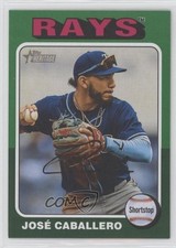 2024 Topps Heritage High Number Green Border Jose Caballero José #646 ux1