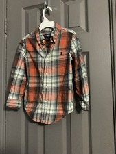 Polo Ralph Lauren Boy's Plaid Button Front Shirt - Size 5