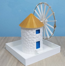 Mylos Windmill Planter | Greece Planter | Han...