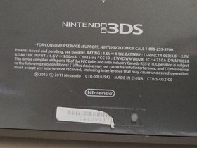 Nintendo 3DS Handheld System - Black - Tested and Working