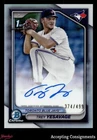 2024 Bowman Chrome Draft Autographs Refractor Trey Yesavage 1st Rookie AUTO /499