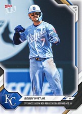 Bobby Witt Jr. 400 RBI 150 SB 2026 MLB Topps ...