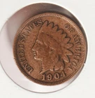 US Rare Old West 1904 Indian Head Penny Coin American Collection Shield Cent USA