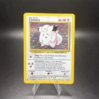 ERROR Pokemon Clefairy Rare Base Set 5/102 Vintage 1999 Card **HOLO BLEED**