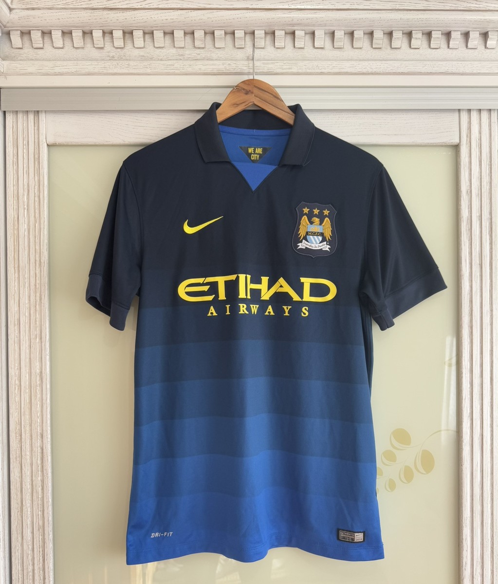 Manchester City 2014-2015 Away Soccer Jersey Football Kit Shirt