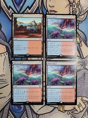 4x Shivan Reef - NM/M Mixed Sets M3C C20 MTG Magic the Gathering