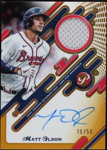 2022 Topps Pristine Baseball Autograph #PA-MO Matt Olson | eBay