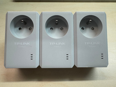 3x TP-LINK TL-PA4015P Powerline-Adapter CPL AV500