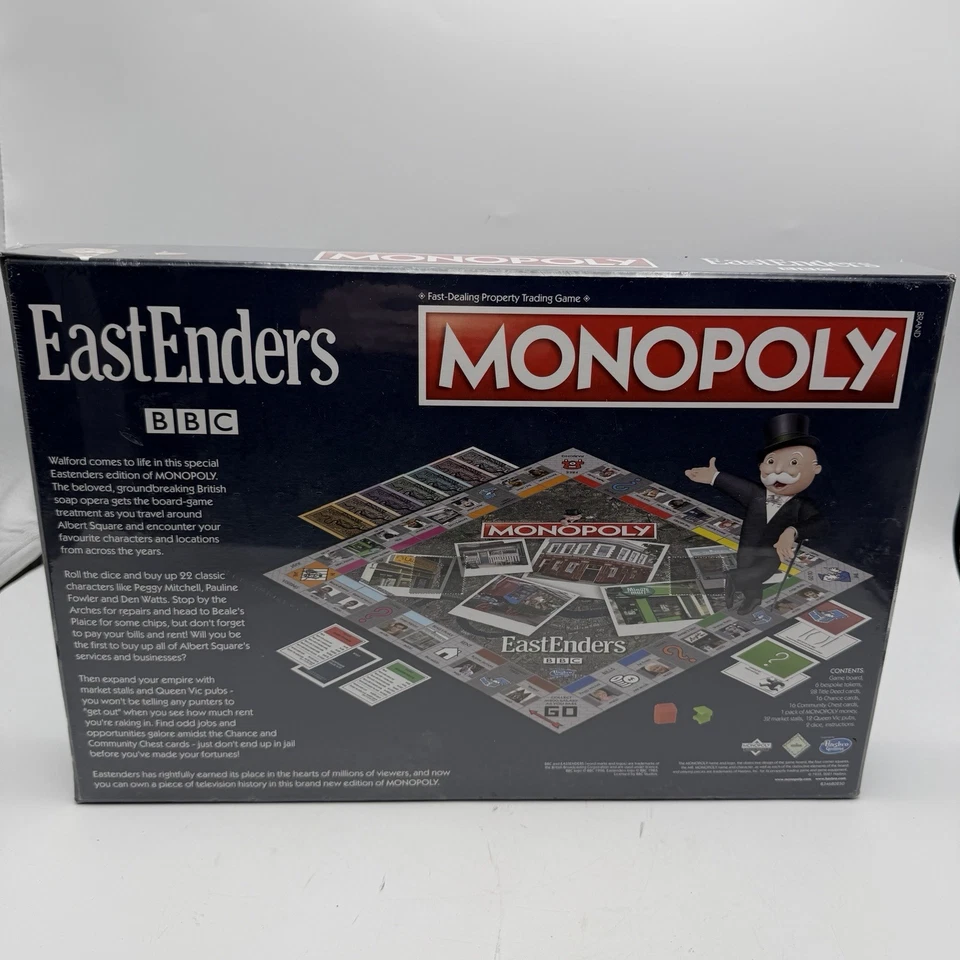 Hasbro Monopoly EastEnders BBC Edition Board Game – Brand New & Sealed - Rare - Image 2 of 4