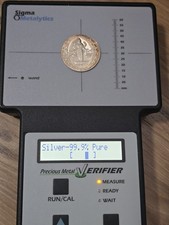 Vintage Narondass MANORDASS 999 Silver Round 10 GRAMS GODDESS OF WEALTH LAKSHMI  106.40 per troy oz