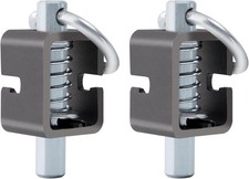 2PCS Weld-On Spring Pin Latch Lock Assembly for Utility Trailer Tail Gate Loaded