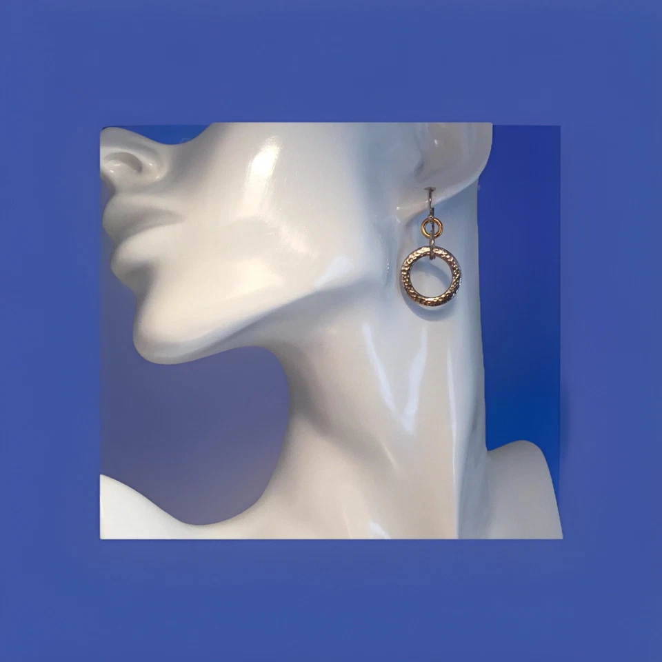 PENDIENTES PEQUEÑOS CÓNICOS GURHAN CHAPADOS EN ORO AMARILLO DE 24K Y PLATA DE LEY NUEVOS CON ETIQUETAS Foto 2 de 4