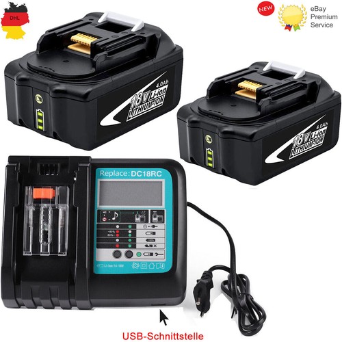 Batería de repuesto de iones de litio 4.0Ah BL1840B 18V para Makita BL1850B BL1860B BL1830B 197265-4 - Imagen 15 de 30