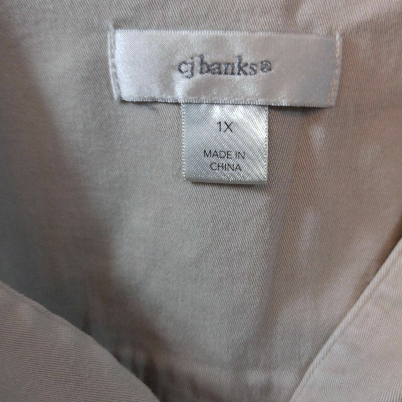 CJ Banks by Christopher & Banks Stylish Khaki But… - image 4
