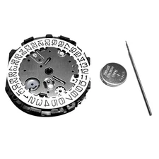 6 Hands Watch Quartz Movement For VR32B VR32 Watch Repairing Part WIth Battery A