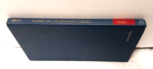 A Diary On Information Theory By Alfred Renyi (Hardcover, 1987) Wiley Series - Picture 9 of 9