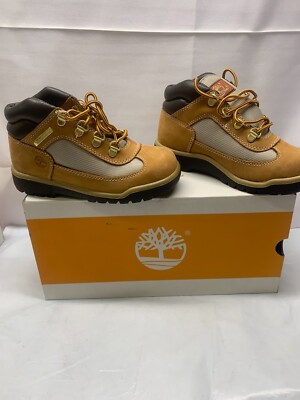 Timberland Field Boot Youth 2M - Wheat Nubuck-TB015745713 *New