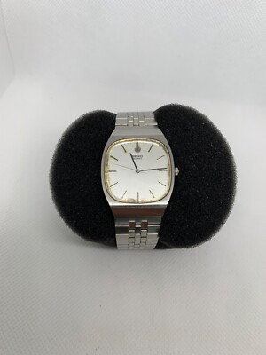 Vintage Seiko Herren Uhr Quartz Tank Stainless Steel