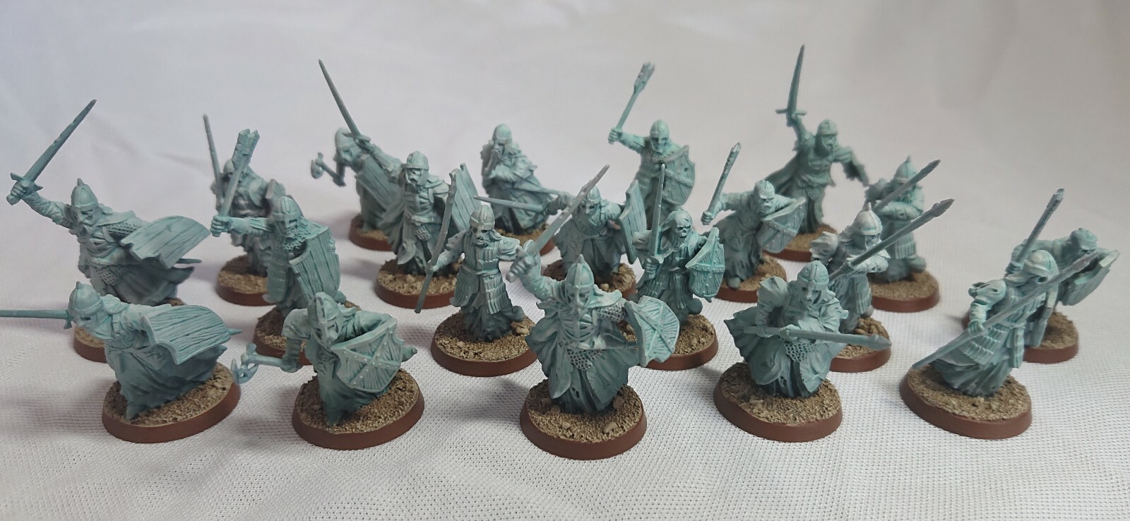 The Lord Of The Rings Games Workshop Warhammer Army of the Dead LotR painted The Lord Of The Rings Games Workshop Warhammer Army of the Dead LotR painted