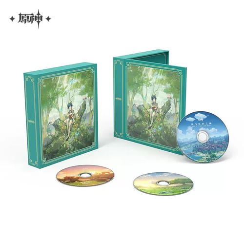 Genshin Impact Mihoyo Official Mondstadt City of Winds and Idylls OST CD Set - Picture 2 of 11