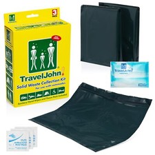 Portable Toilet Waste Bags 3 Pack Double Bag Leakproof Design Inner Bag Gels All