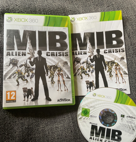 MIB Men In Black: Alien Crisis (Microsoft Xbox 360) Great Game with Manual