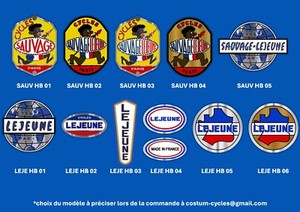 Stickers Lejeune Pour Vélo - LEJE502 - Décals D'origine - Fabriqué En France