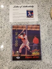 Derek Jeter Hot Prospect Signature Rookies Autographed Signed 10x14 PSA /2000 LE