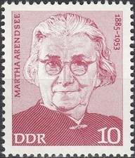 Germany DDR 1975 M Arendsee Politics Politician Human rights People 1v MNH