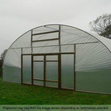 30FT Wide Poly Tunnel UK Commercial Garden Polytunnels Plastic Polythene