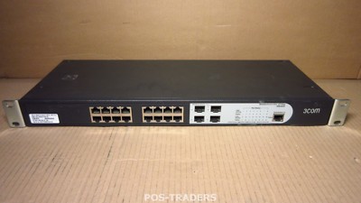3Com Baseline 2916 SFP Plus 3CBLSG16 16-Port Gigabit + 4 Gigabit SFP Combo Ports