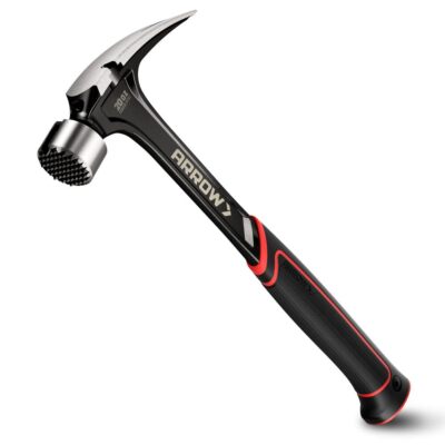 ARROW 20 oz Straight Rip Claw Hammers Side Nail Puller With Magnetic Nail Holder