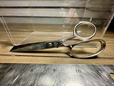 Vintage Scissors Rex Cutlery Corp. USA Joy 76 Shears Lightweight Chrome Pleated